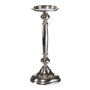 PORTACANDELE IN ALLUMINIO 30X11,5CM ARGENTO