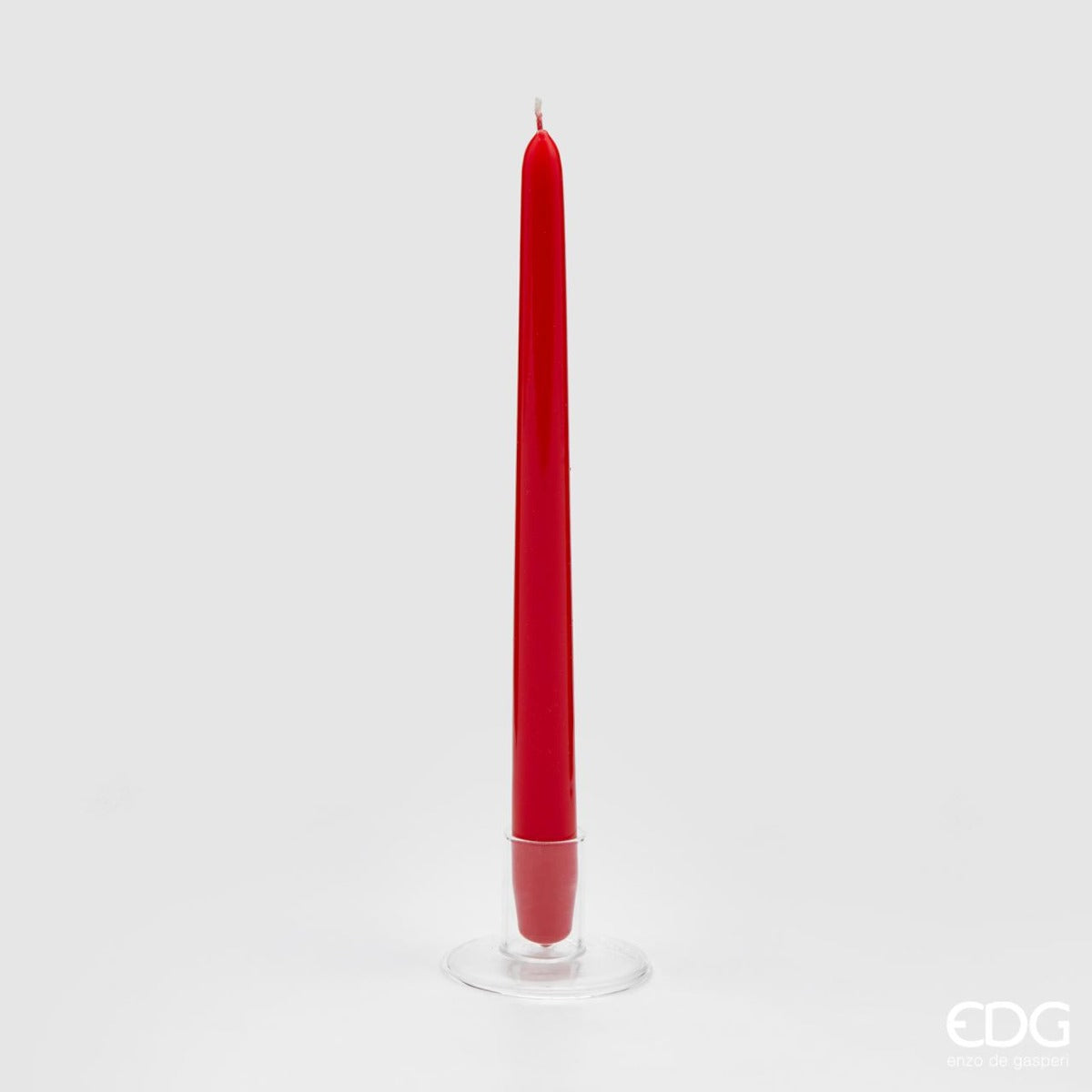 CANDELA A STELO CONO ROSSA D.2,2 H.28 EDG