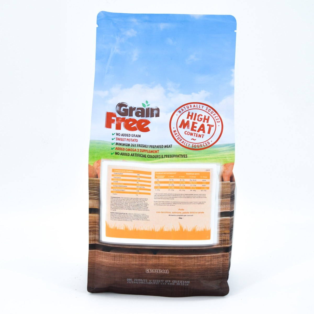 CROCCHETTE PERAGA GRAIN FREE PER CANE CUCCIOLO 2KG POLLO