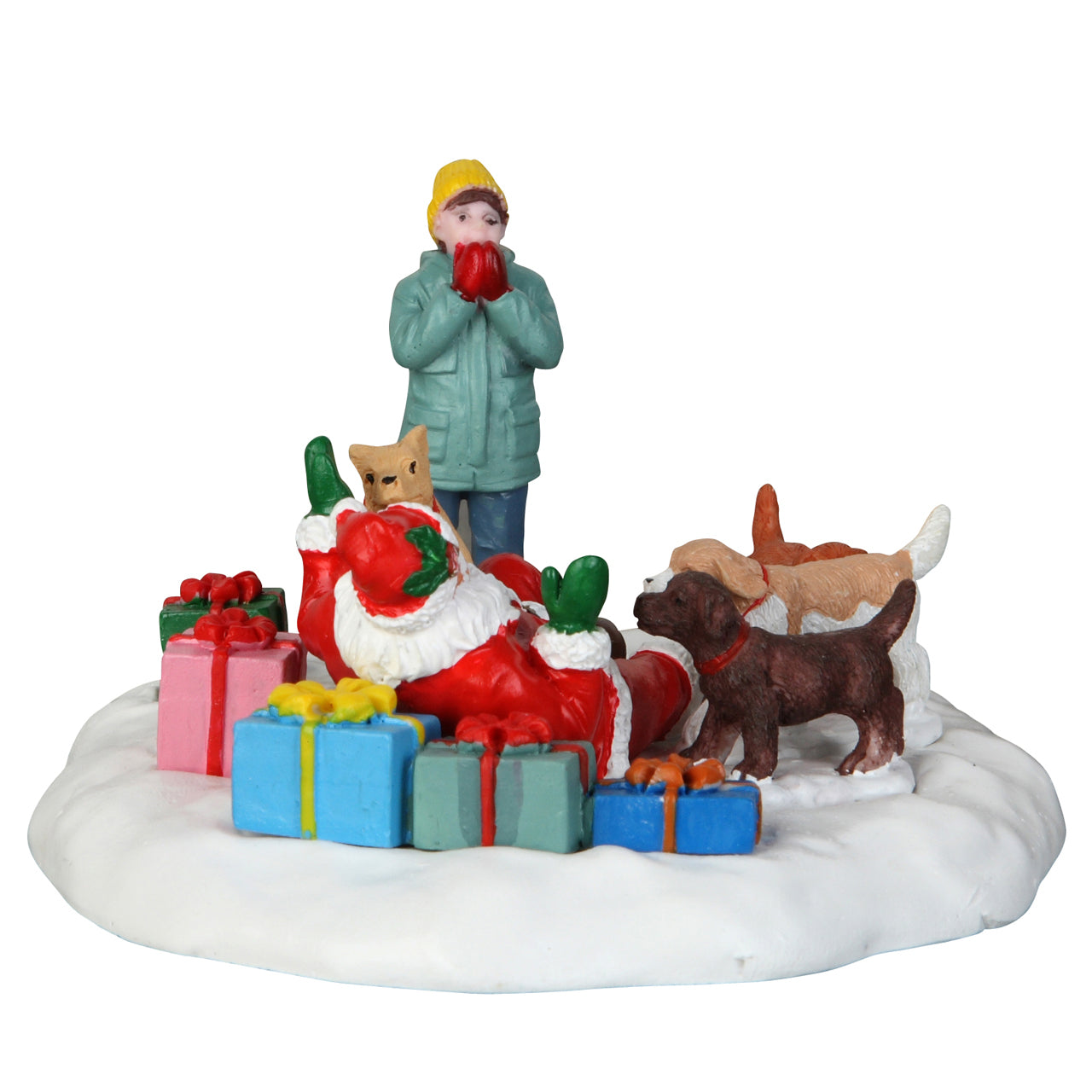 CUCCIOLI AMANO BABBO NATALE - PUPPIES LOVE SANTA