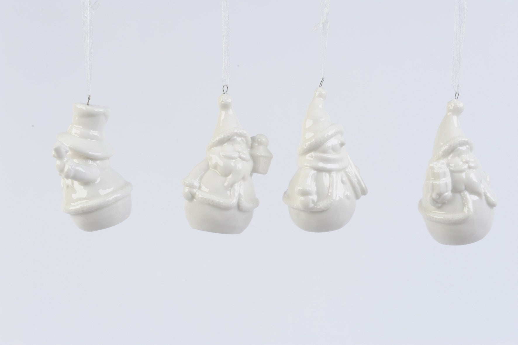 DECORAZIONE APPENDIBILE BABBO NATALE BIANCO MODELLO ASSORTITO