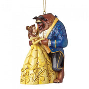 Addobbo La Bella e la Bestia Jim Shore 6x7xH10 cm multicolore PERAGA CHRISTMAS