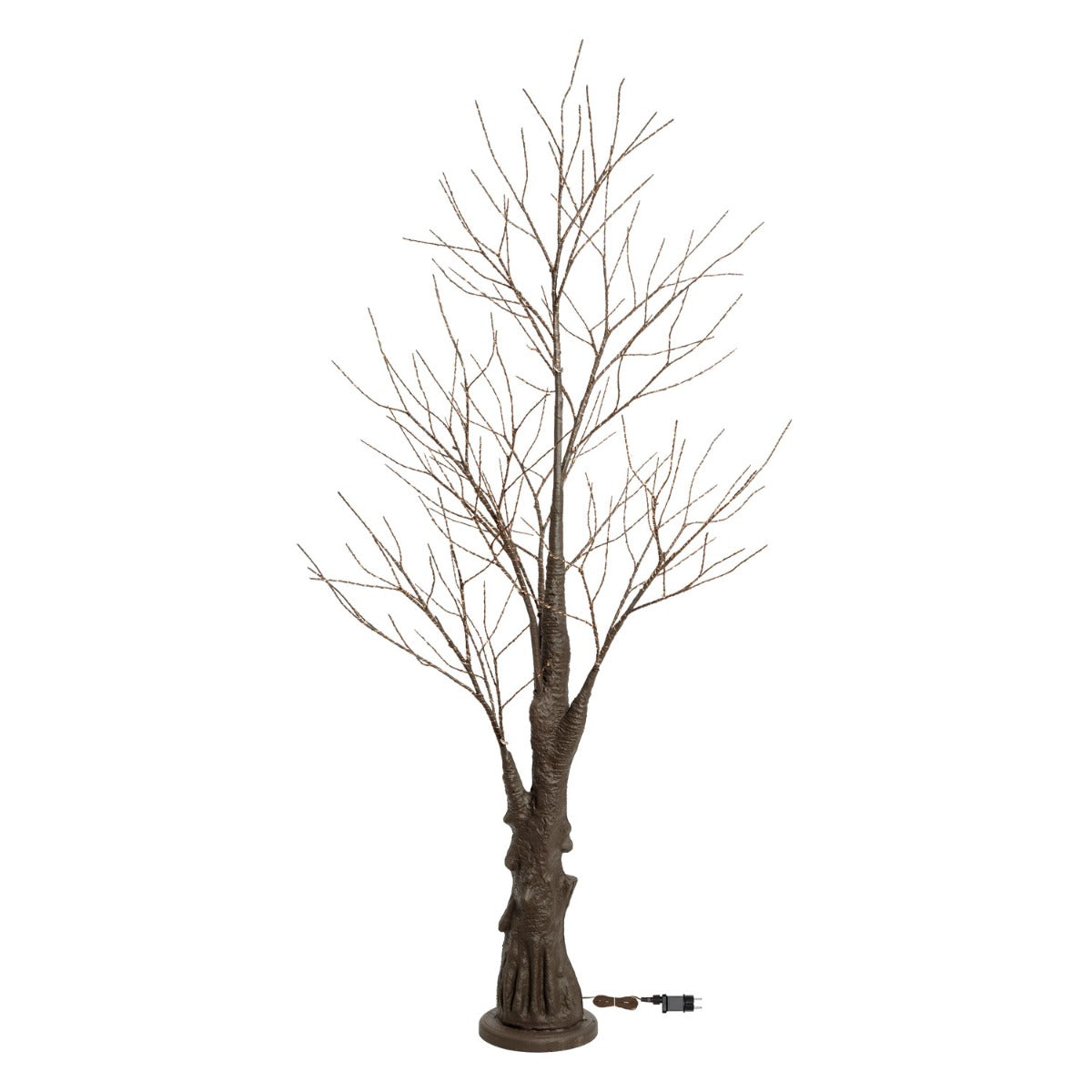 ALBERO LUMINOSO CON 1200 LED BIANCO CALDO H240CM