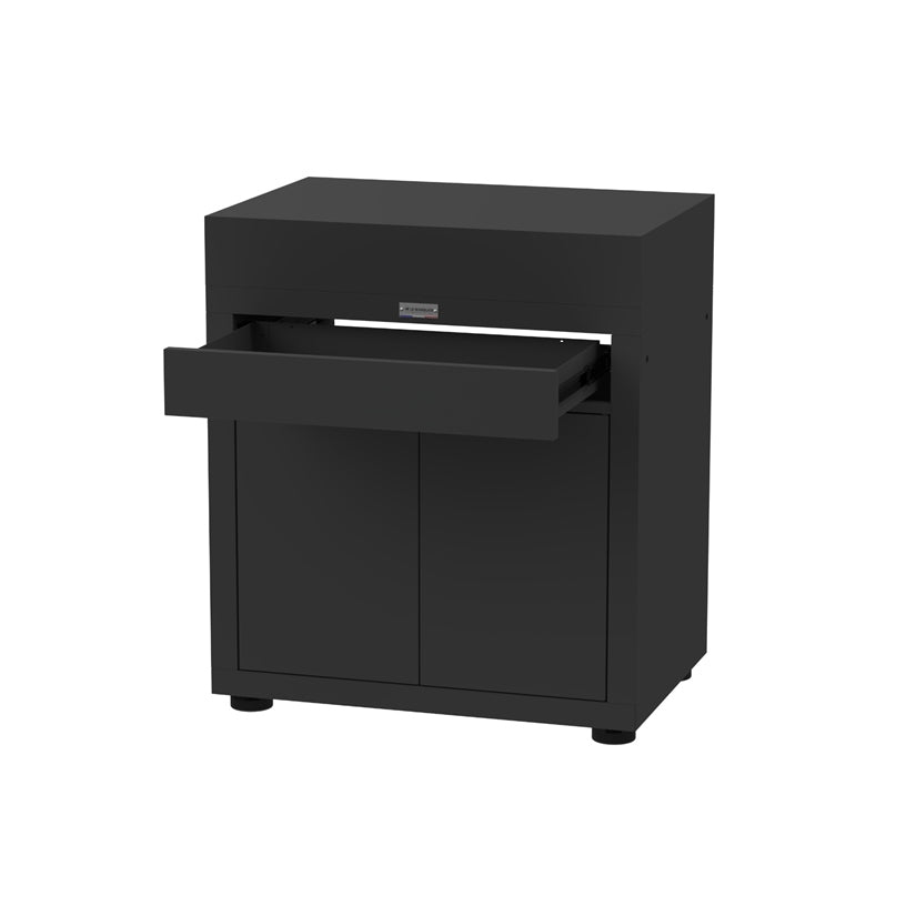 MOBILE DA CUCINA CON CASSETTO, 80 X 55 CM NERO