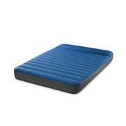 Matelas de camping gonflable double Intex en TPU bleu 137 x 191 x 22 cm