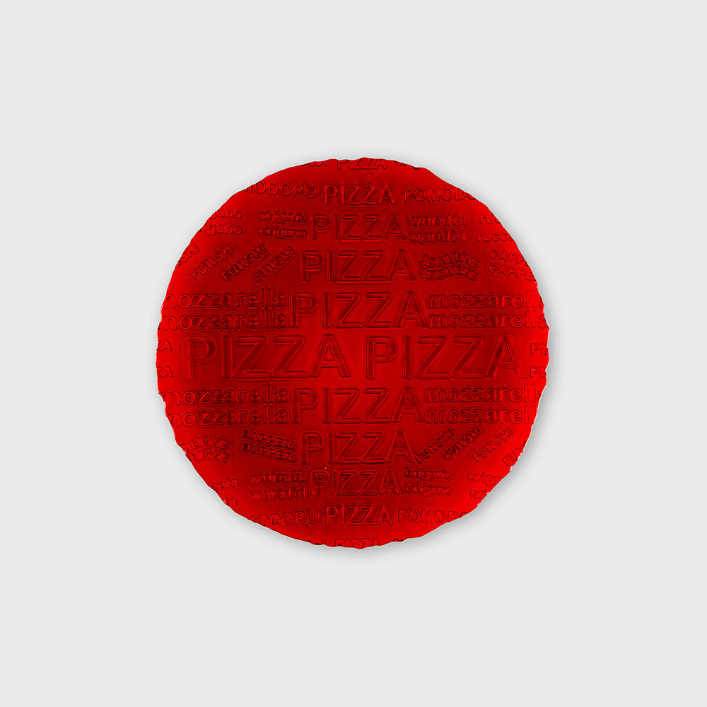 PIATTO PIZZA 33CM ROSSO IN CERAMICA