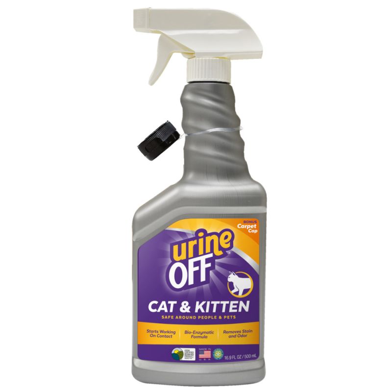 SPRAY RIMUOVI MACCHIE E ODORI PER GATTI - URINE OFF CAT & KITTEN
