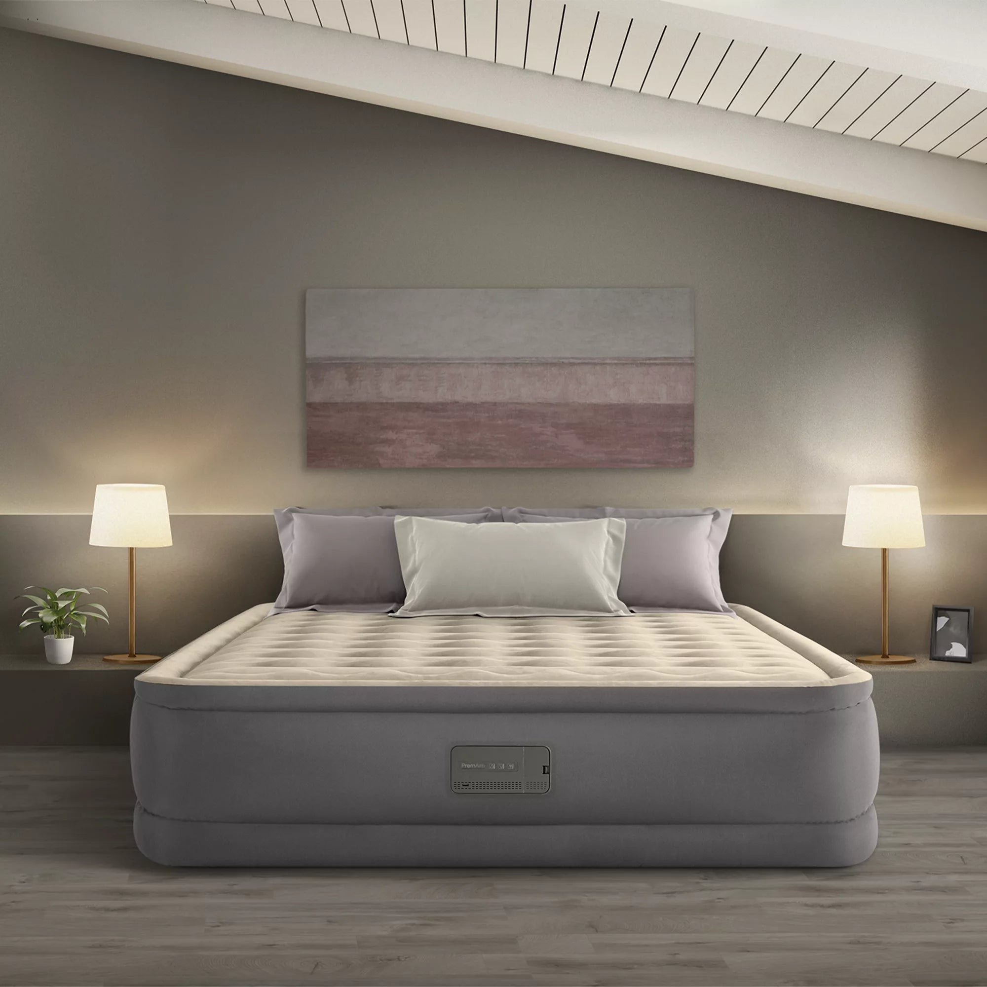 Materasso Airbed Dura-Beam PremAire II 152cm x 203cm x 46cm Beige