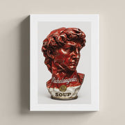 Tela canvas Michelangelo's Soup, 70x100 cm, rosso