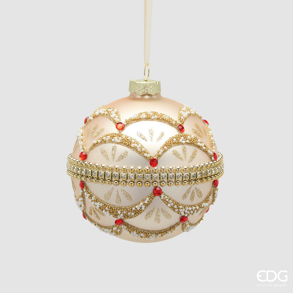 Addobbo Palla Natalizia con Diamanti Oro EDG
