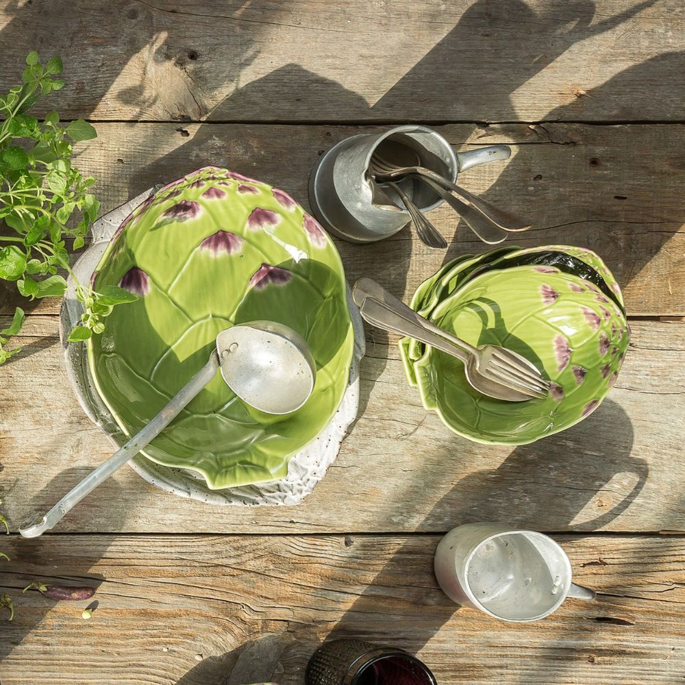 Insalatiera Alcachofra 32,6 cm Verde BORDALLO PINHEIRO - immagine 2