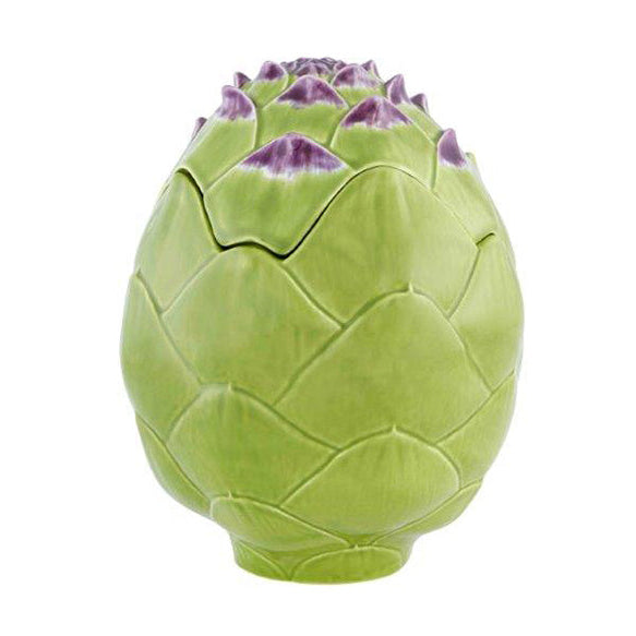 Scatola grande in terracotta Alcachofra 24cm verde BORDALLO PINHEIRO - immagine 1