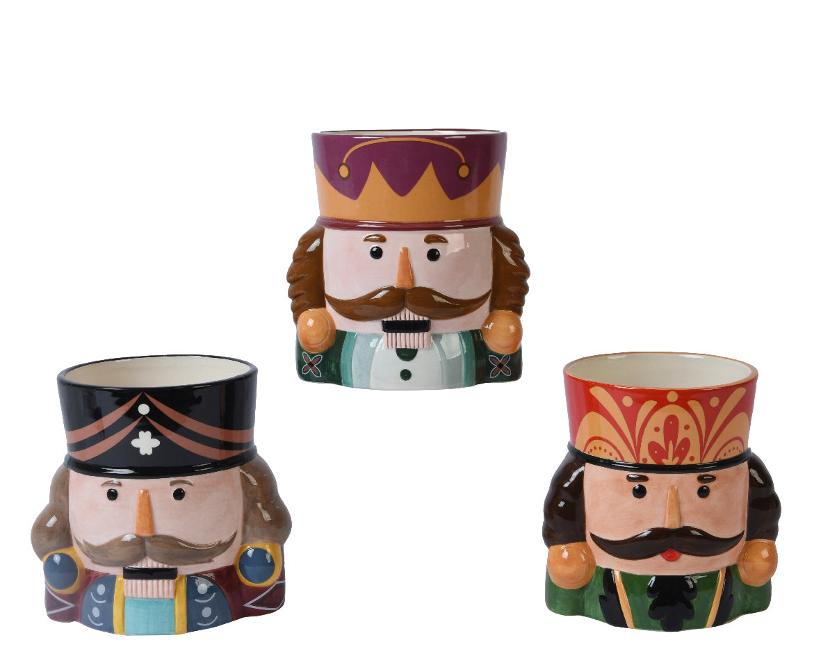 1 VASO A FORMA DI SOLDATINO SCHIACCIANOCI H16 CM MODELLO ASSORTITO