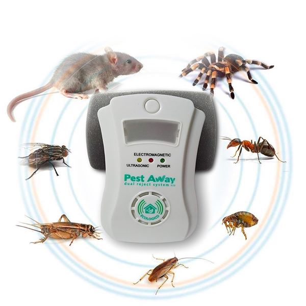 2 PEST AWAY L'ORIGINALE ANTIZANZARE ANTI INSETTI E RODITORI 500 MQ