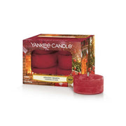 12 CANDELE PROFUMATE CLASSIC TEA LIGHTS HOLIDAY HEARTH