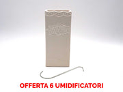 OFFERTA 6 UMIDIFICATORI IN CERAMICA CON ROSE PER TERMOSIFONI