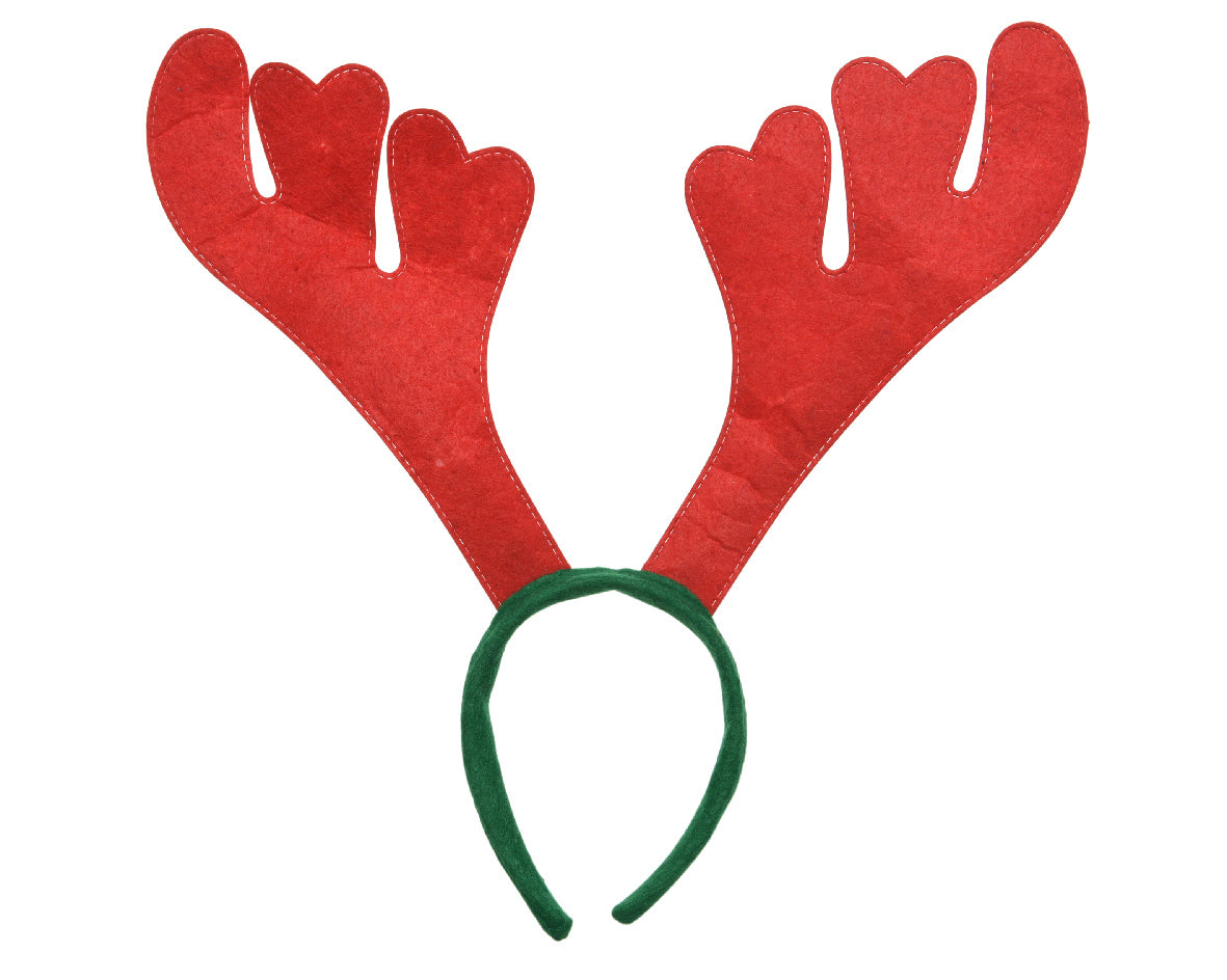 CERCHIETTO DA RENNA 33CM ROSSO