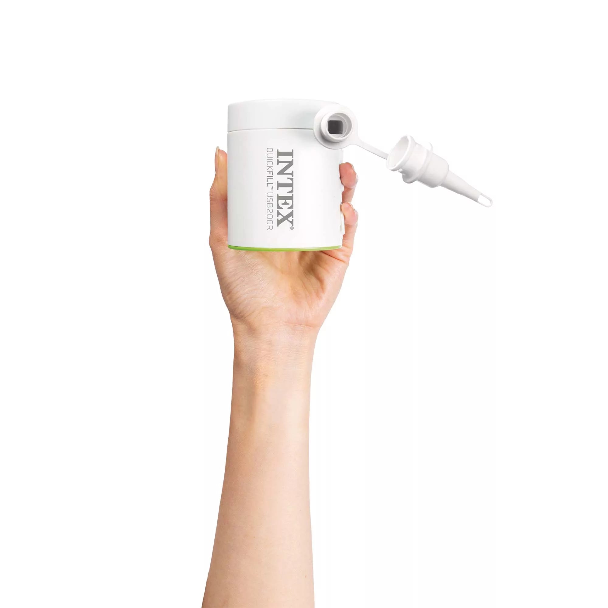 Intex QuickFill USB200R Wiederaufladbare elektrische Pumpe – Weiß