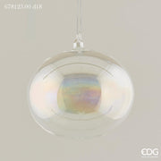 PALLINA IN VETRO IRIDESCENTE 18CM