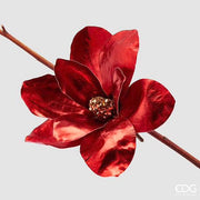 Magnolia Testa Metallizzata con Clip Rossa D20 EDG