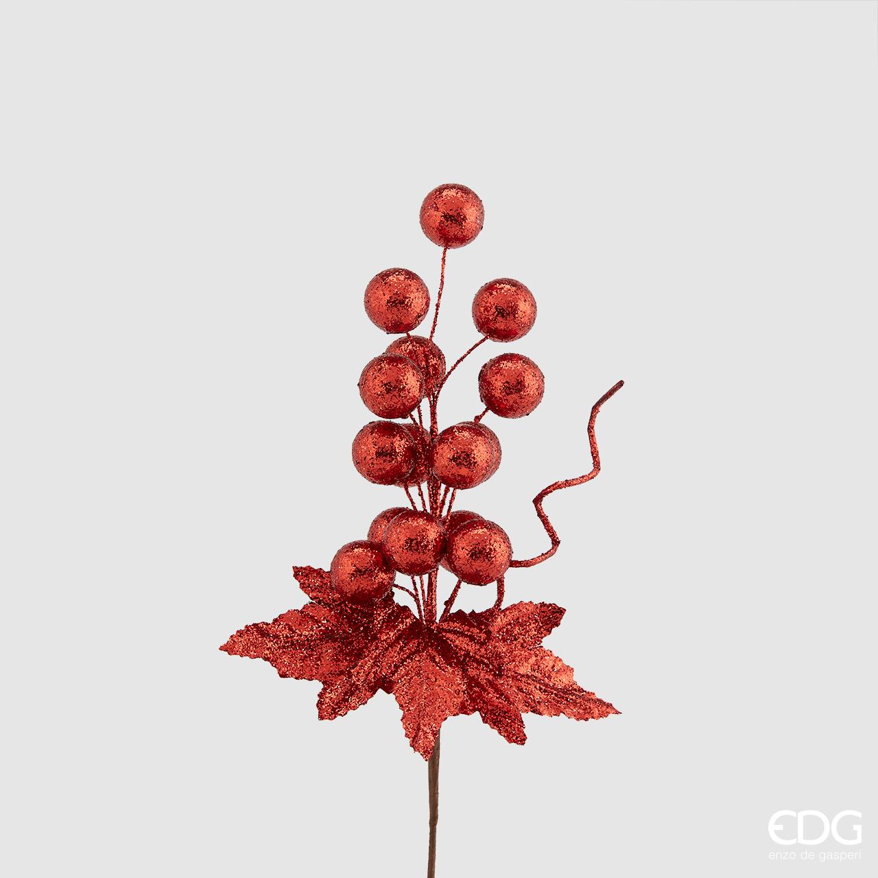 RAMO DI BACCHE ROSSO 30 CM