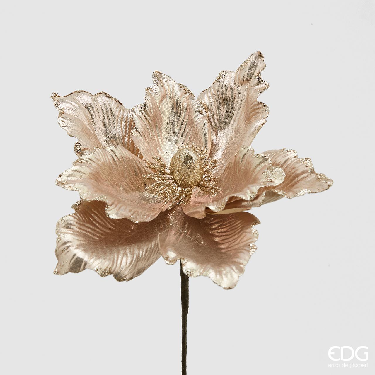 PICK MAGNOLIA IN VELLUTO 24CM ORO