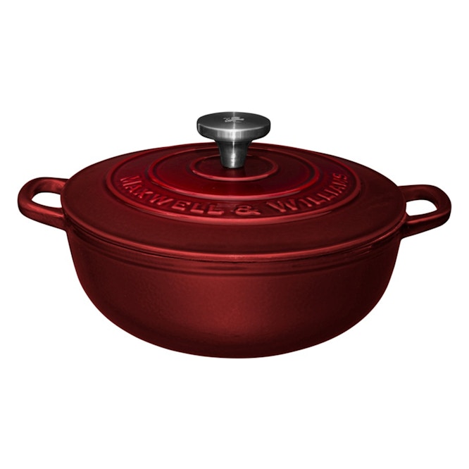 Casseruola Rotonda in Ghisa 24cm 3.3L Merlot MAXWELL & WILLIAMS