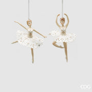 BALLERINA DA APPENDERE 18CM BIANCA MODELLO ASSORTITO