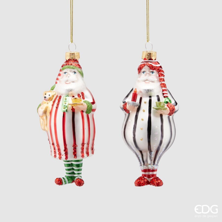 BABBO NATALE IN PIGIAMA ASSORTITO H13.5CM