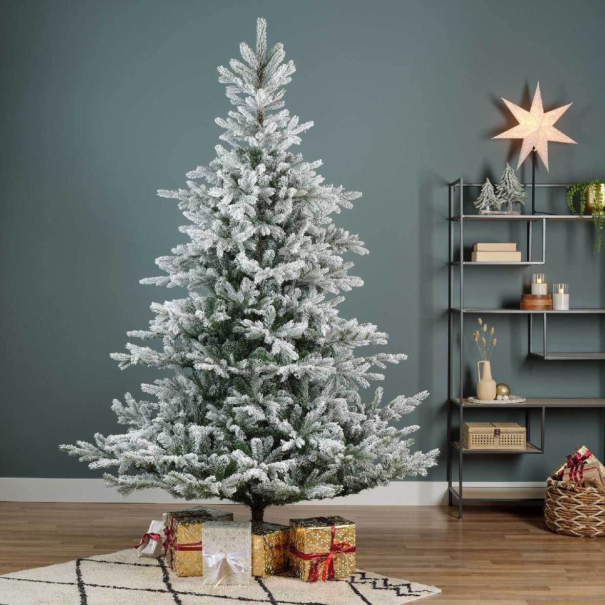 ALBERO DI NATALE GRANDIS INNEVATO 210CM