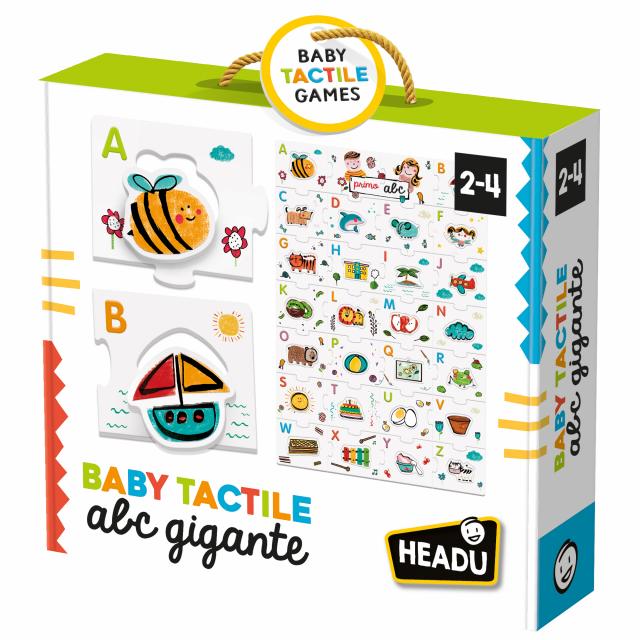 Puzzle Tattile ABC Gigante 28 Pezzi 1-4 Anni Headu