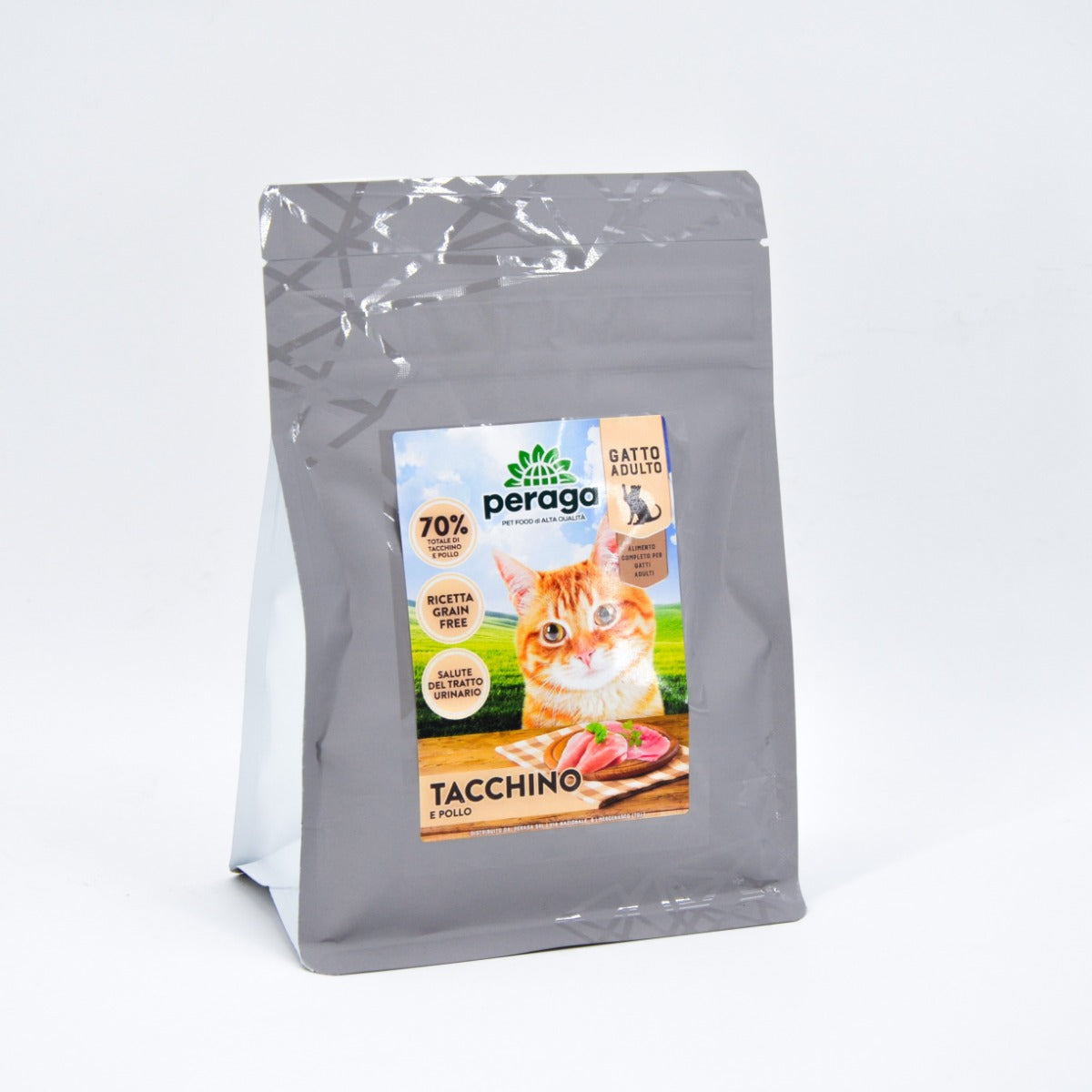 CROCCHETTE PERAGA PER GATTO ADULTO 300GR TACCHINO E POLLO