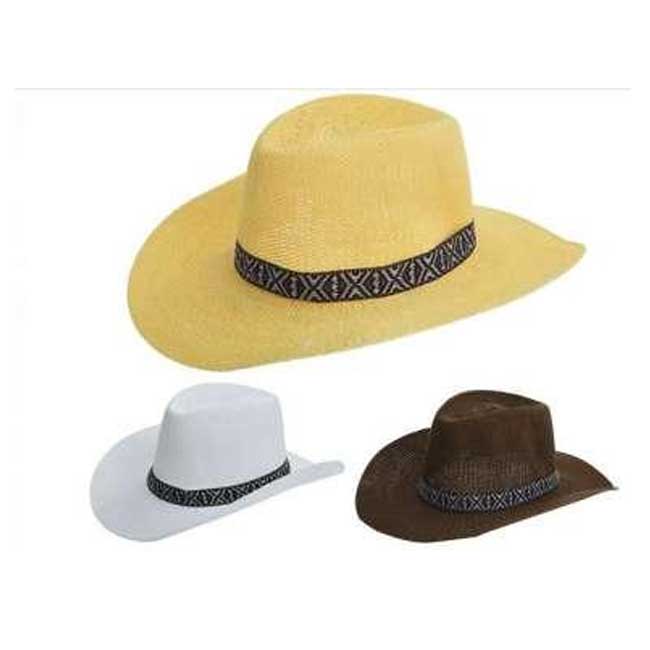 OFFERTA 2 PZ CAPPELLO DONNA COWBOY2 38X35 CM COLORI ASSORTITI