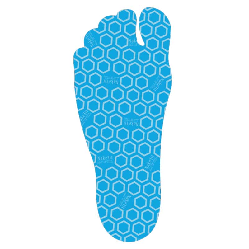 SET 3 PAIA DI SUOLE ADESIVE IPOALLERGENICHE MISURA 33/34 BLUE