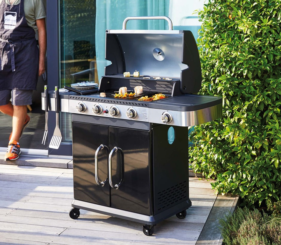 BARBECUE A GAS 4 BRUCIATORI AMERICAIN