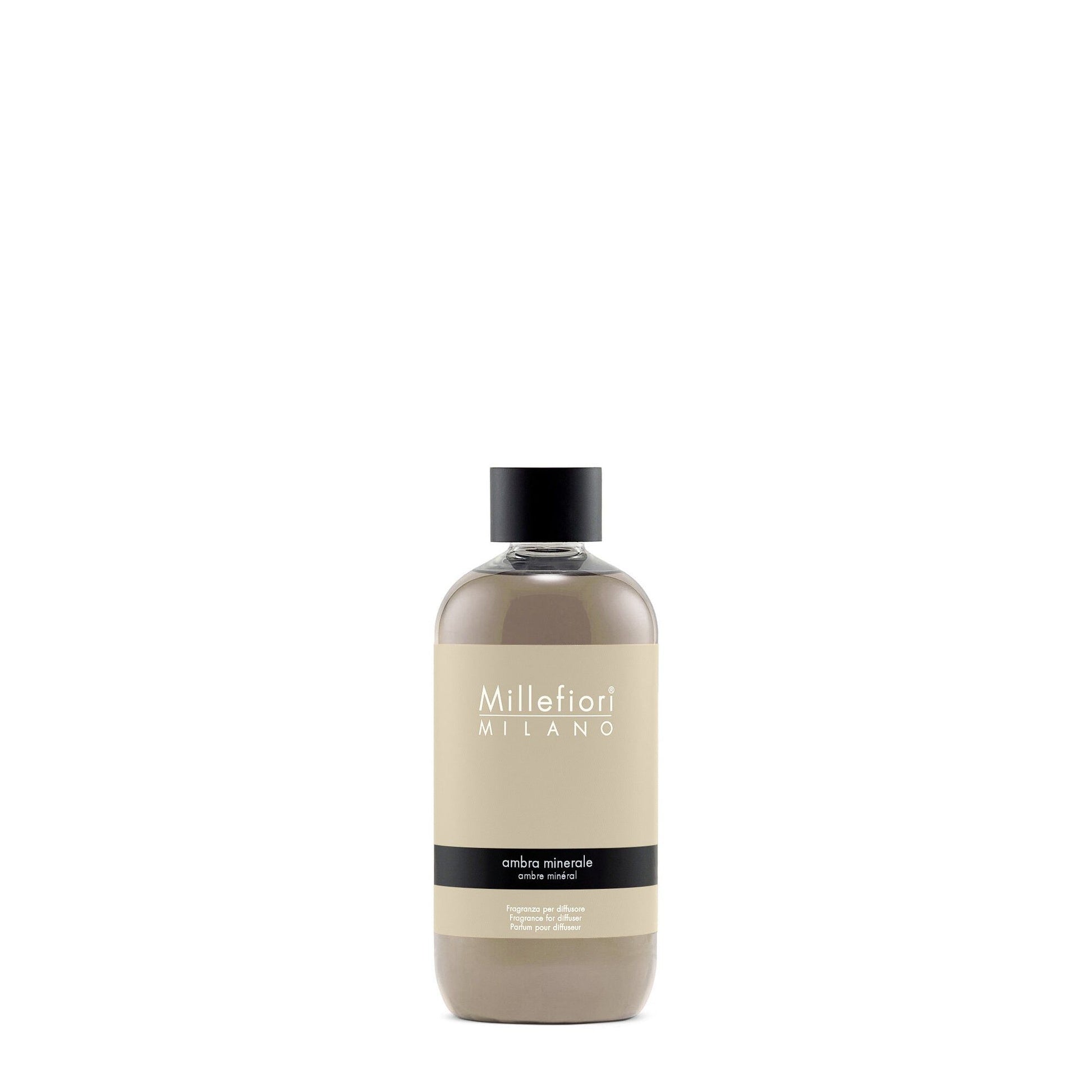 Millefiori Milano Ricarica per Diffusore Fragranza Ambra Minerale 500 ml