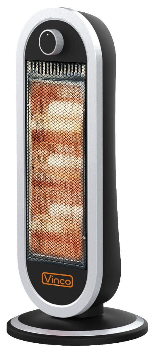 STUFA ALOGENA CON FINITURE SOFT TOUCH 1,2 KW