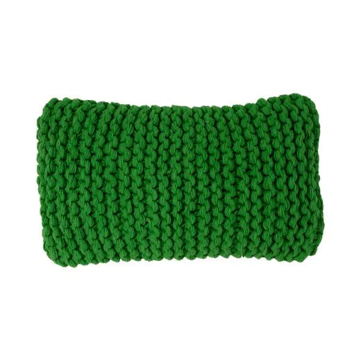 CUSCINO IN CORDA, 30X50CM, COLORE VERDE
