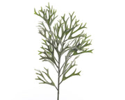 RAMETTO CON FOGLIE COLOR VERDE 68CM