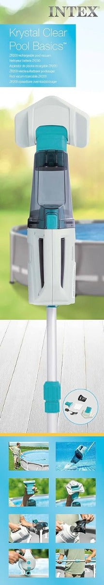 ASPIRATORE VACUUM RICARICABILE ZR100 PER PISCINE E SPA