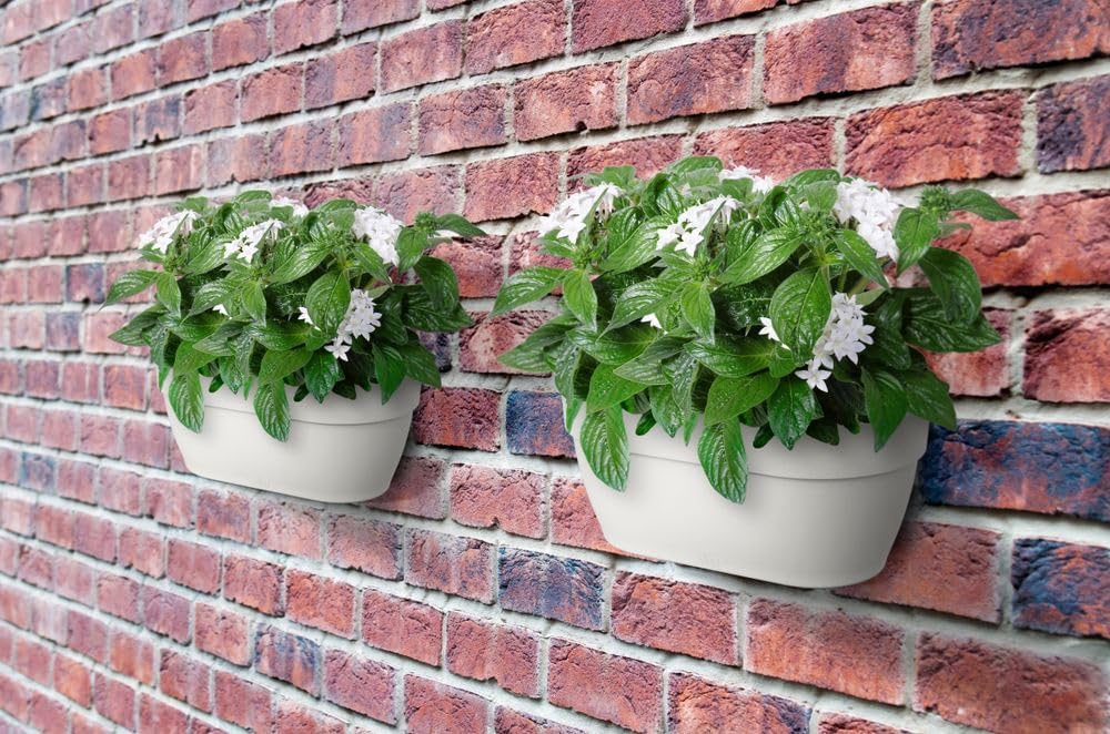 VASO VIBIA CAMPANA WALL BASKET SILKY WHITE 35CM