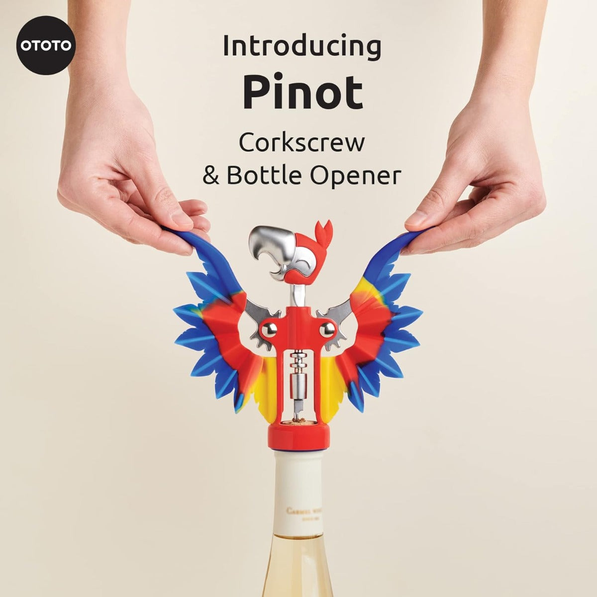 APRIBOTTIGLIE PINOT A FORMA DI PAPPAGALLO