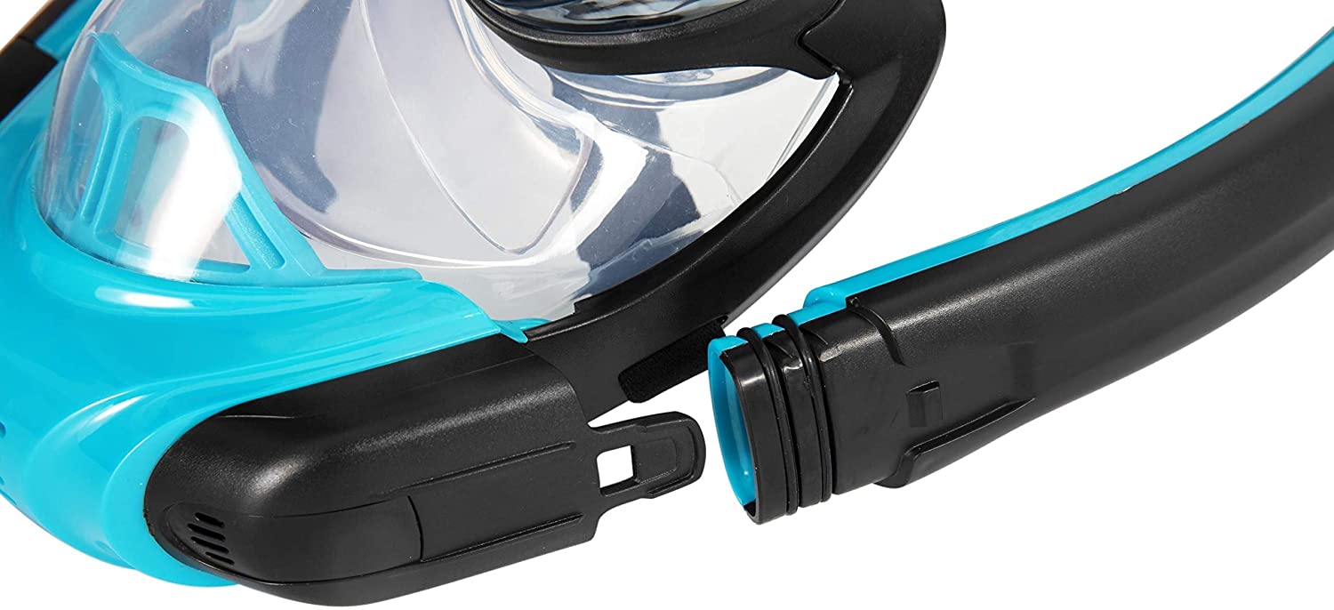 MASCHERA CON BOCCAGLIO DA SNORKELING HYDRO-PRO FLOWTECH S/M