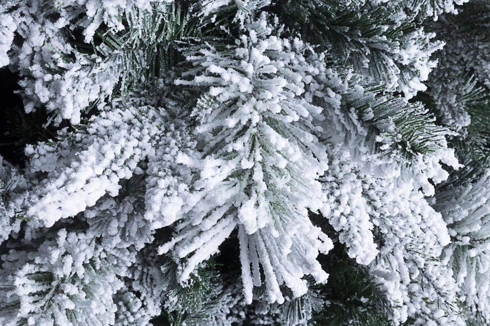 ALBERO DI NATALE SLIM PRAGA INNEVATO H210CM