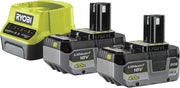 KIT BATTERIE E CARICABATTERIE 18V ONE+ RYOBI