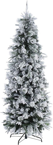 ALBERO DI NATALE SLIM DRESDA INNEVATO H210CM
