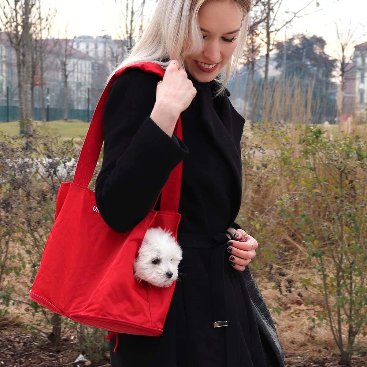 TRASPORTINO PIEGHEVOLE LAZY DOG UNITED PETS ROSSO