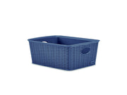 CESTINO ELEGANCE M HIGH 25X19.5X10 CM BLU NAVY