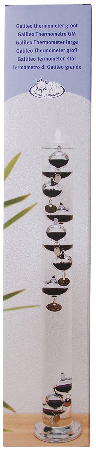TERMOMETRO GALILEO GALLEGGIANTE CON BOLLE 56CM