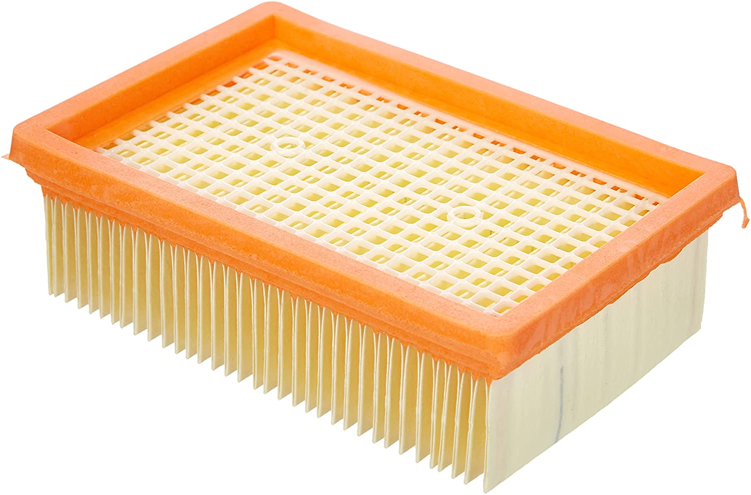 KÄRCHER FILTRO PLISSETTATO PIATTO NEW SYSTEM PER MV4, MV5, MV6, 200 X 125 X 60 MM